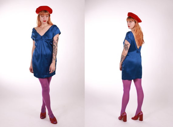 see by chloe blue silk dress See by Chlo - Silk Dress - Navy blue