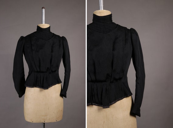 Vintage 1800's Victorian Jacket 1889 Victorian Black | Etsy