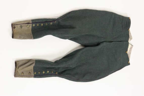 RARE! 1940s Swiss Army Horse Riding Pants - 40s Swiss Military Jodphur Trousers / Reiterhosen