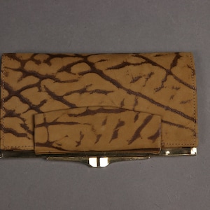 Vintage Beige Exotic Skin Wallet