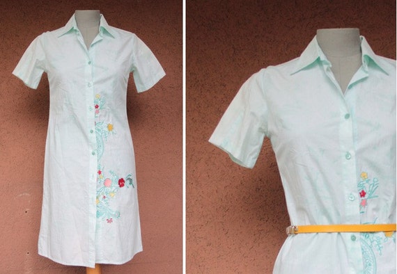 Vintage 1990's Kenzo Shirt Dress