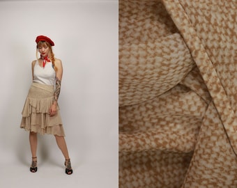 1990's ESCADA Silk Ruffled Skirt - Size S