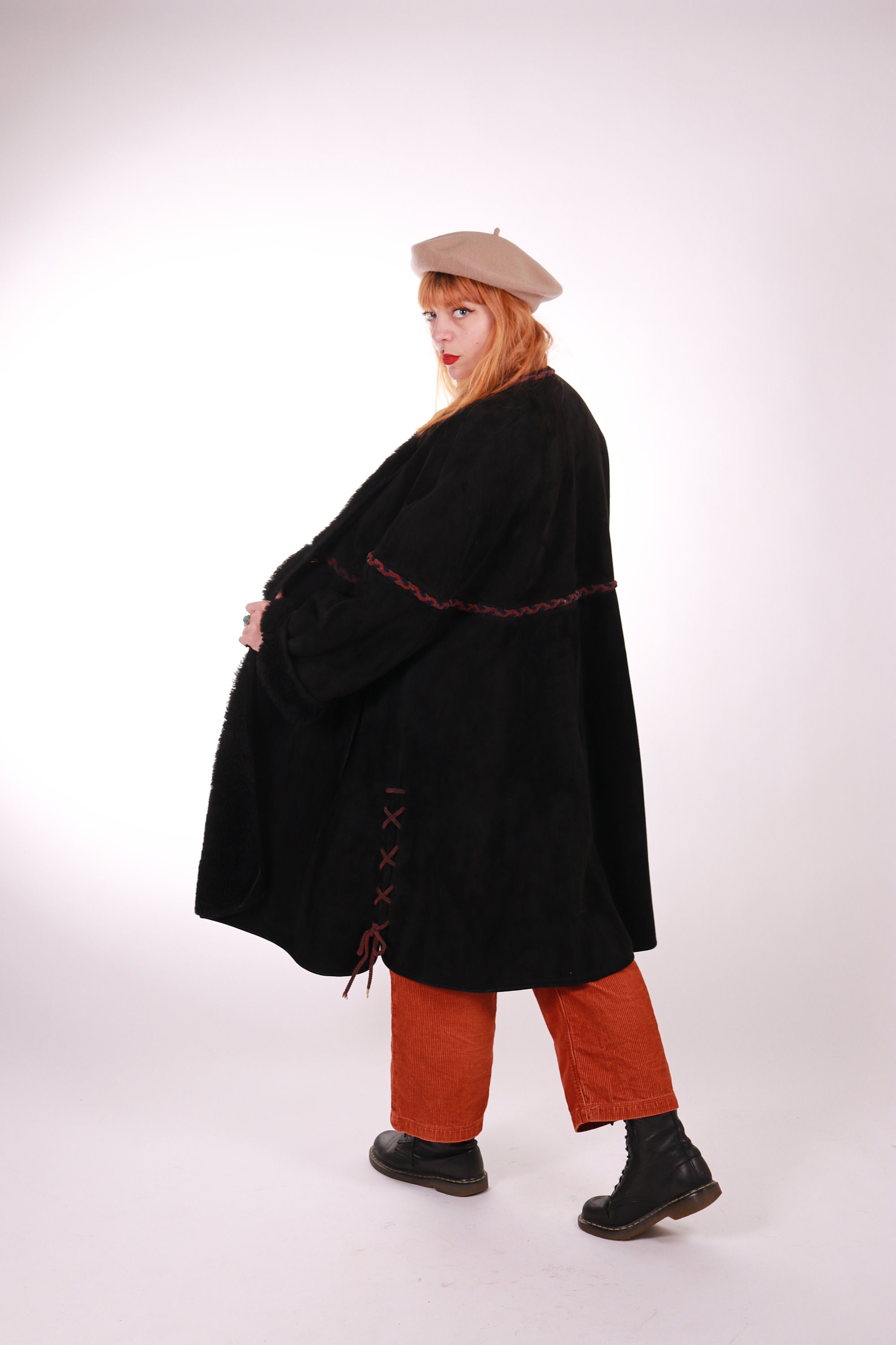 Vintage 70s-80s Fendi FENDISSIME Black Shearling Coat - Etsy Australia