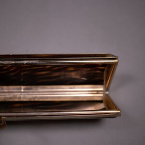 1940's Brown Translucent Lucite Clutch Translucent 40's Clutch Purse image 6