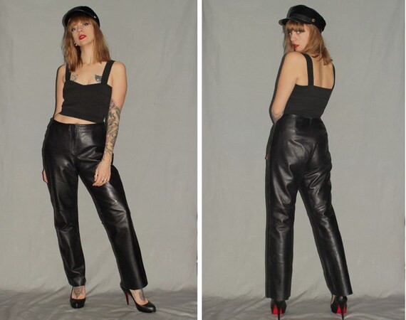 90's leather pants