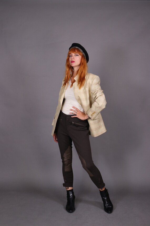 1990's AUSTIN REED Beige Wool Blazer - 90's Austi… - image 3