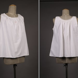 Edwardian Cotton Lingerie Top - Size M