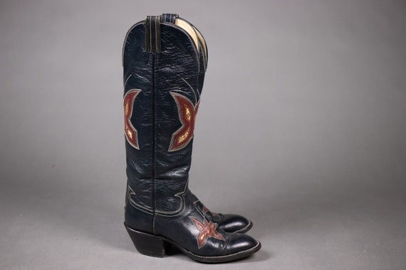 1980's Hondo Mexicana Boots - 1970's Cowboy Boots