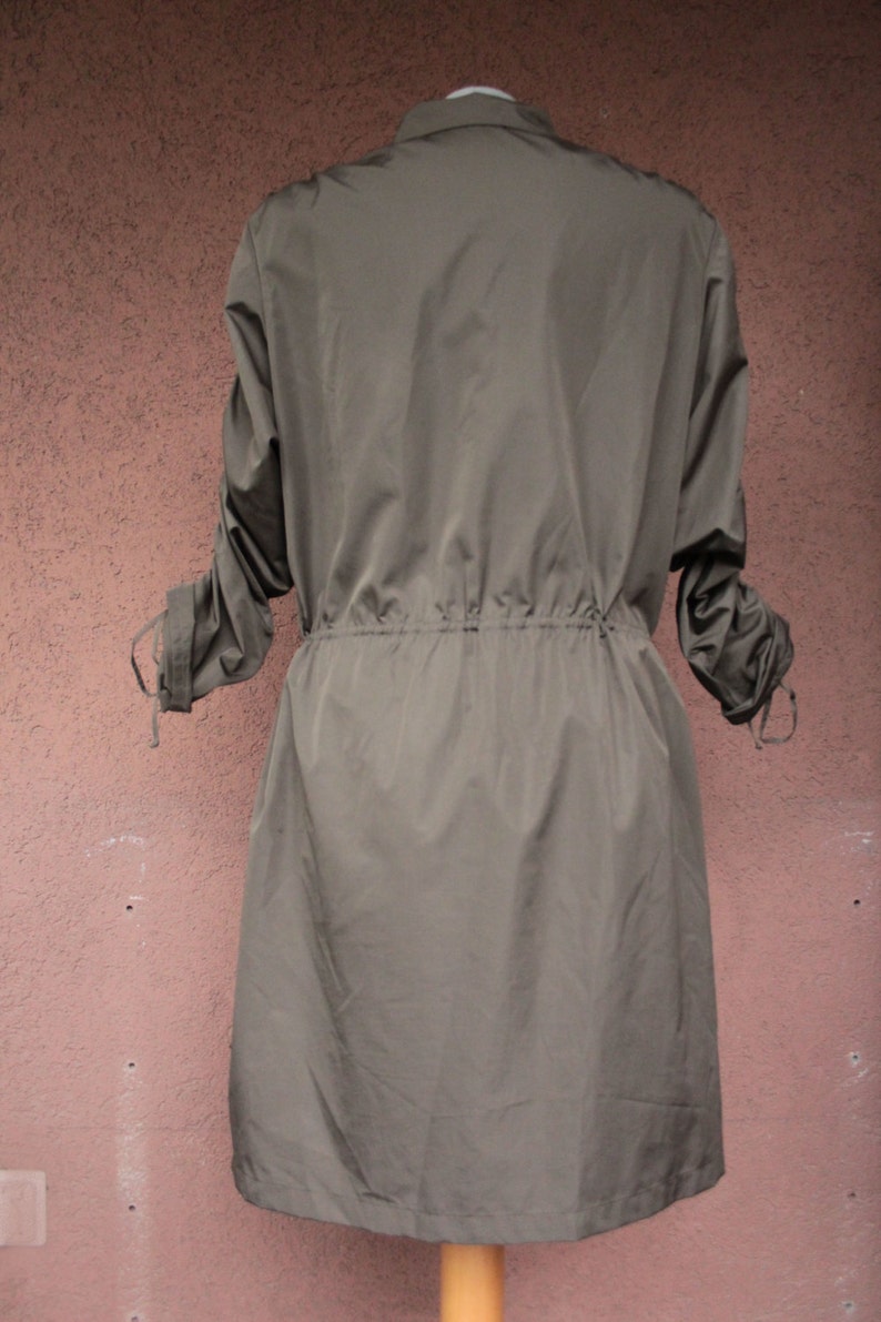 ON SALE 15/% JIL Sander Kahki Green Trench Coat Size S-M