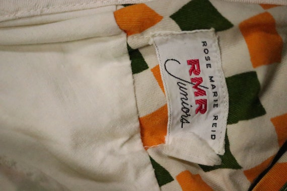 vintage swimwear 水着 1950's ロカビリー 古着 花柄 Sm-Med 1950s Cole Of California Floral Bikini Swimsuit
