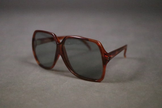 1970's MAURITIUS Brown Oversized Sunglasses