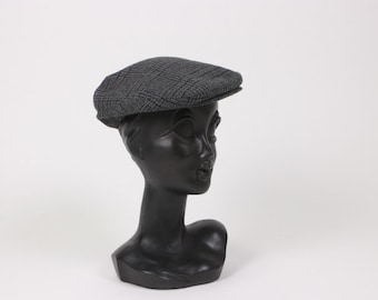 1970s vintage Large Newsboy Cap by Stö Switzerland - Size 58-59
