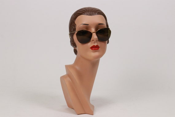 1950s Brass and Smoked Glasses - image 7