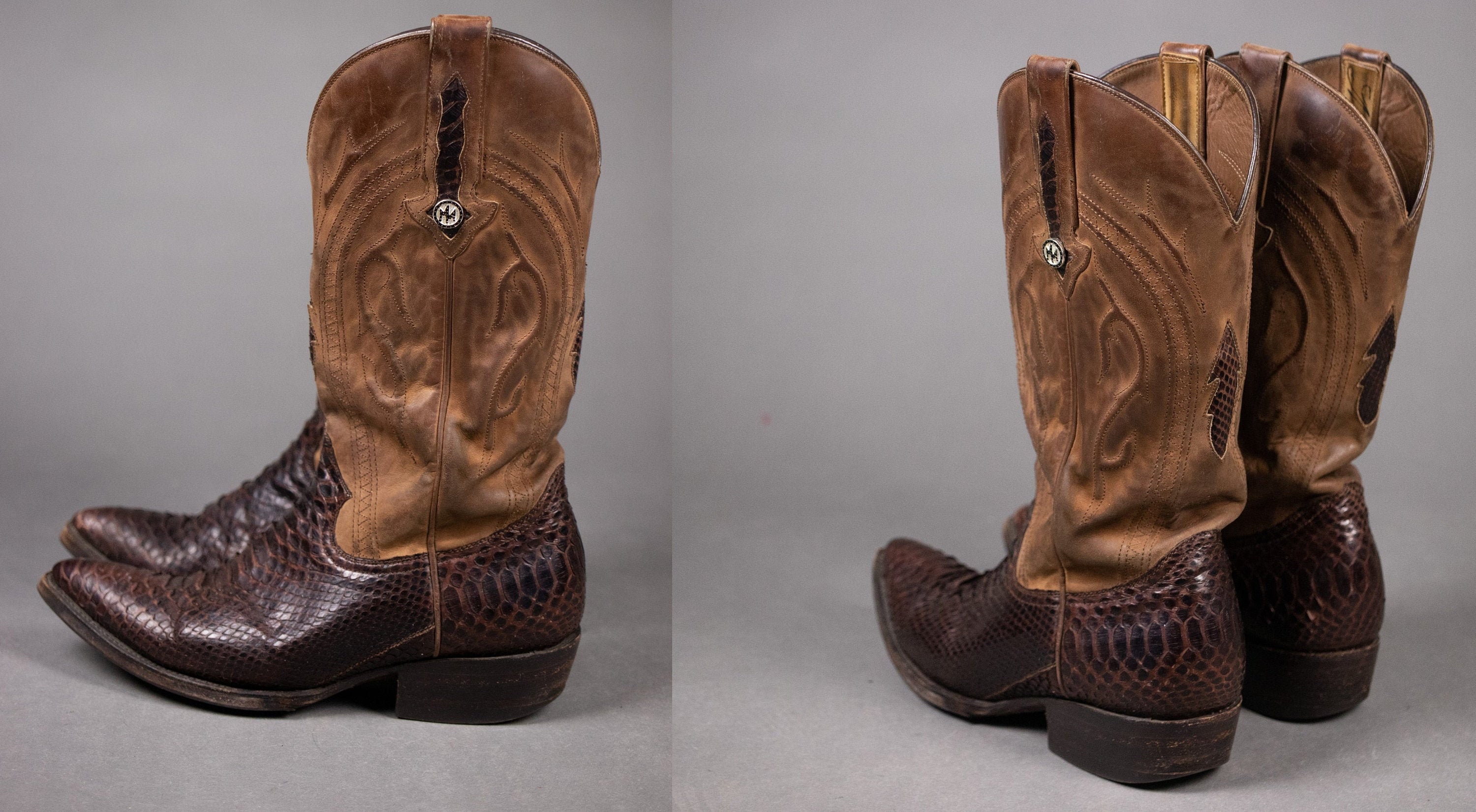 VINTAGE Acme 1960s-70s Original Western Retro Cowboy Boots