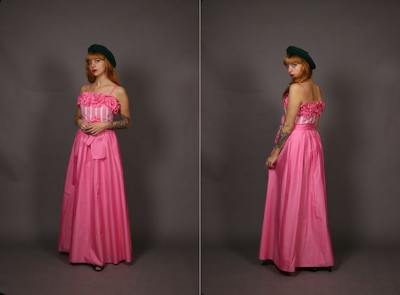 1980's Pink VERA MONT PArty Dress - Vera Monte Pin