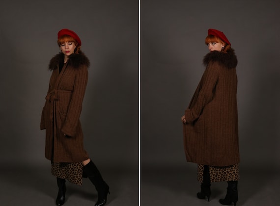 1990's Long Penny Lane Cardigan Jacket - 90's Penn