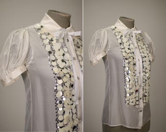 2000s Dolce & Gabbana Silk Blouse