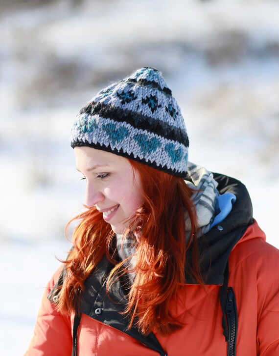 Pointy Druid Adult Stocking Hat Knit 