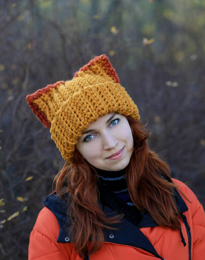 Fennec Fox Beanie With Big Ears Slouchy Animal Lovers | Etsy