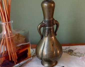 Antique 18th Century Bronze Chinese Flower Vase 1700s