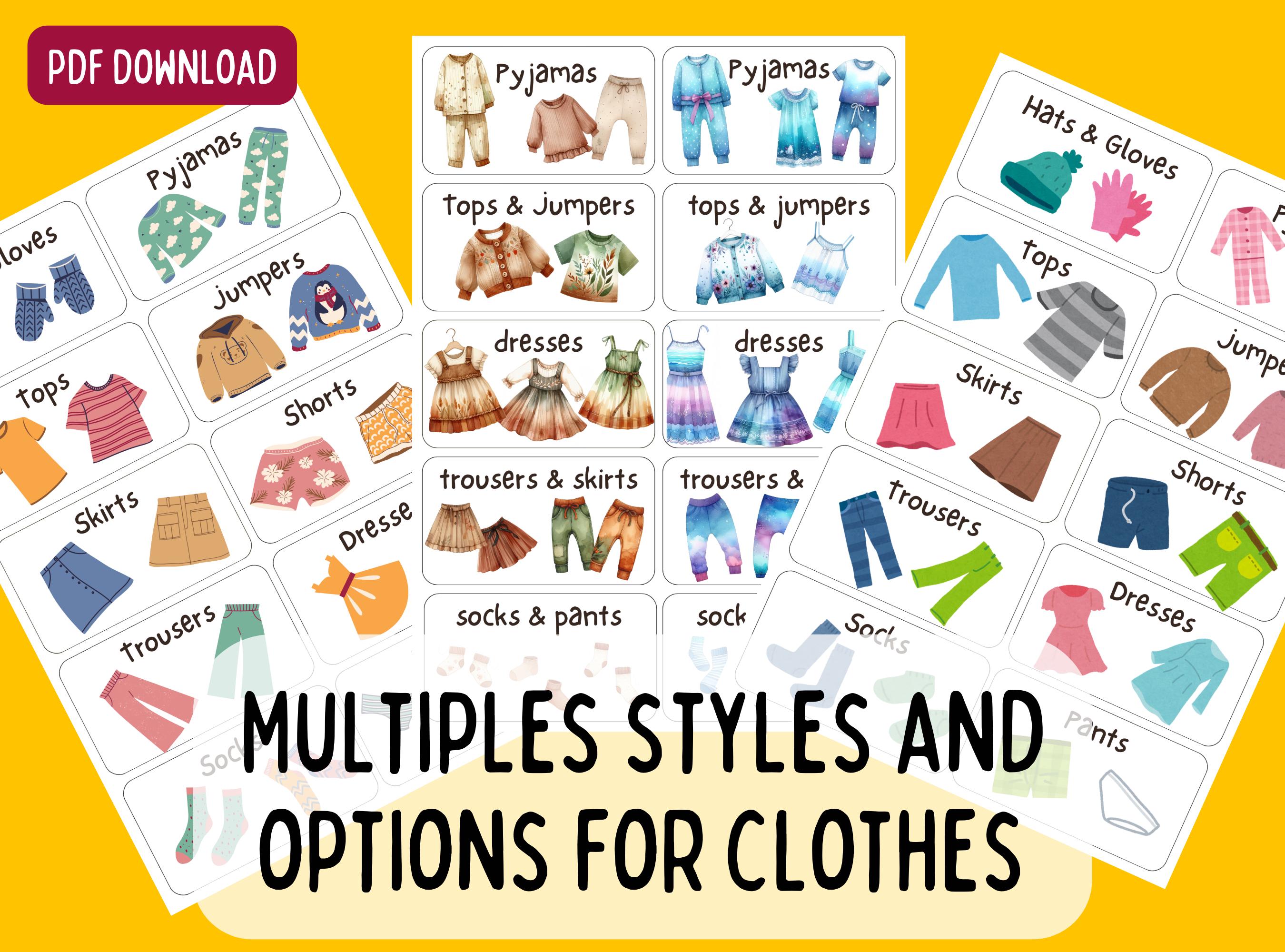 Children's Draw Labels, Instant Download Printable, Craft Organisation ...