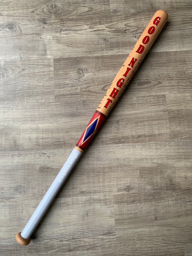 Harley Quinn Suicide Squad Wooden Baseball Bat. Handpainted. Etsy UK
