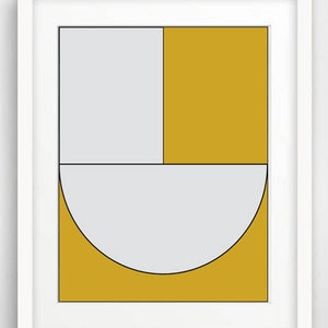 Yellow Art,Yellow Wall Art,Geometric Print,Simple Art,Minimalist Art Print,Yellow Wall Decor,Abstract Modern Art,Black and Yellow Art