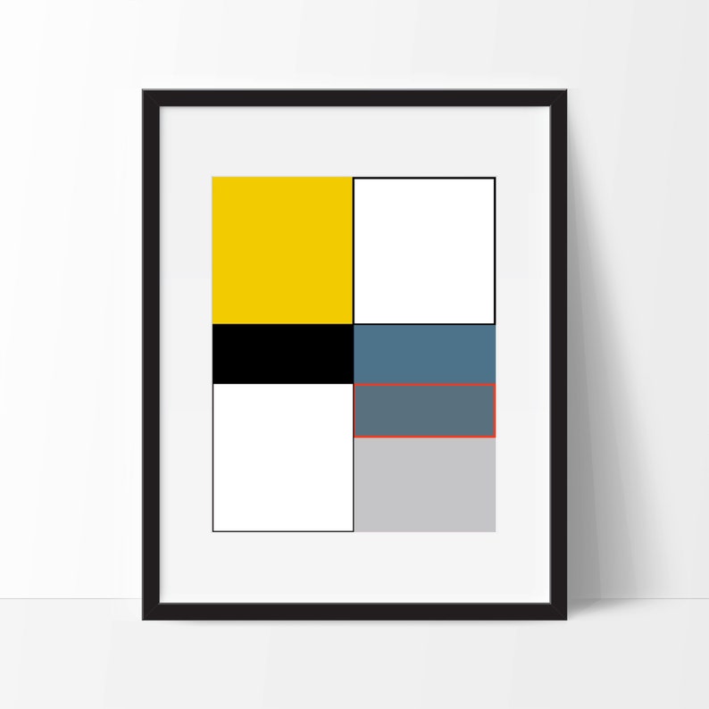 Yellow Artgrey Minimalistyellow and Grey Wall Artyellow Etsy Australia