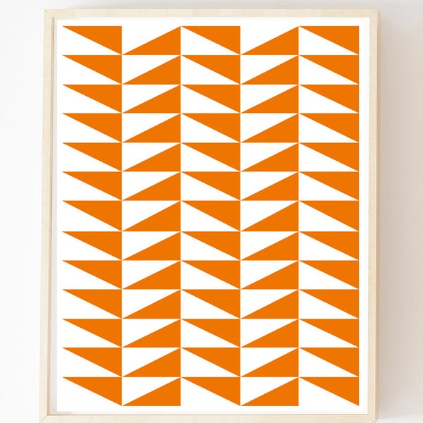 Most sold items,Most popular,Orange Art,Arrow Art,Arrow Art Print,Geometric Art,Triangle Print,Triangle Art,Triangle Wall Art,Minimalist Art