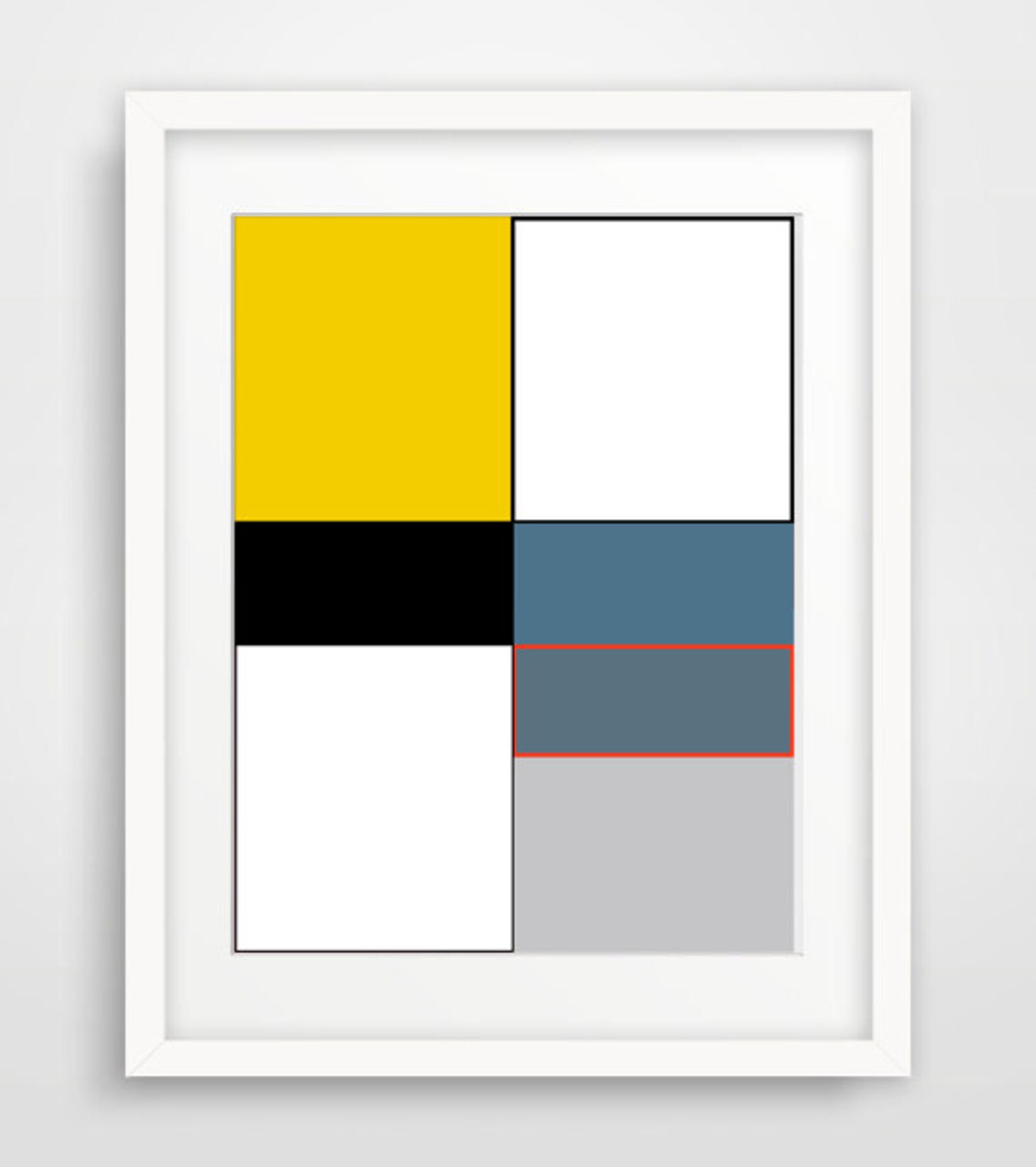 Yellow ArtGrey MinimalistYellow and Grey Wall ArtYellow Etsy