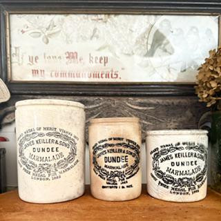 アンティークJames Keiller & Son マーマレードポットセット Keiller Marmalade - Etsy