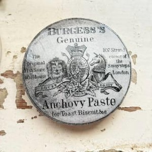 Antique English Advertising Pots: Cherry Toothpaste Lip Salve
