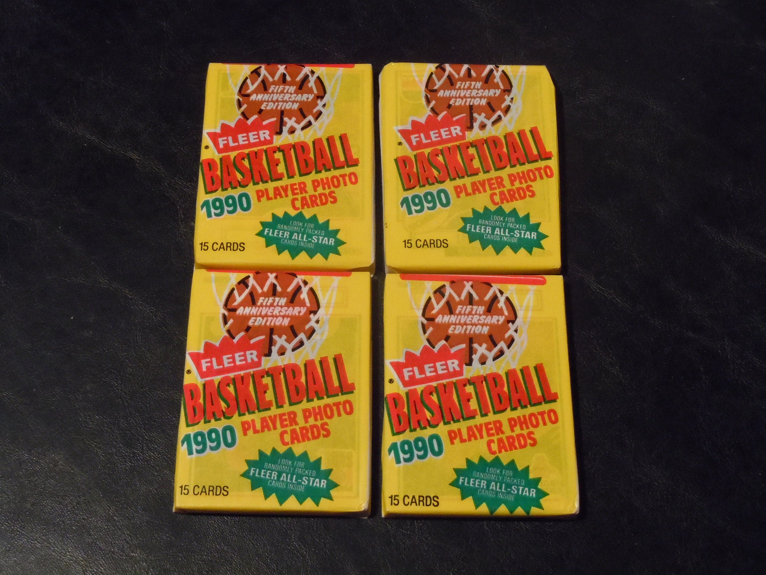 1990 91 Fleer Basketball Packs Possible Jordan 4 packs Etsy