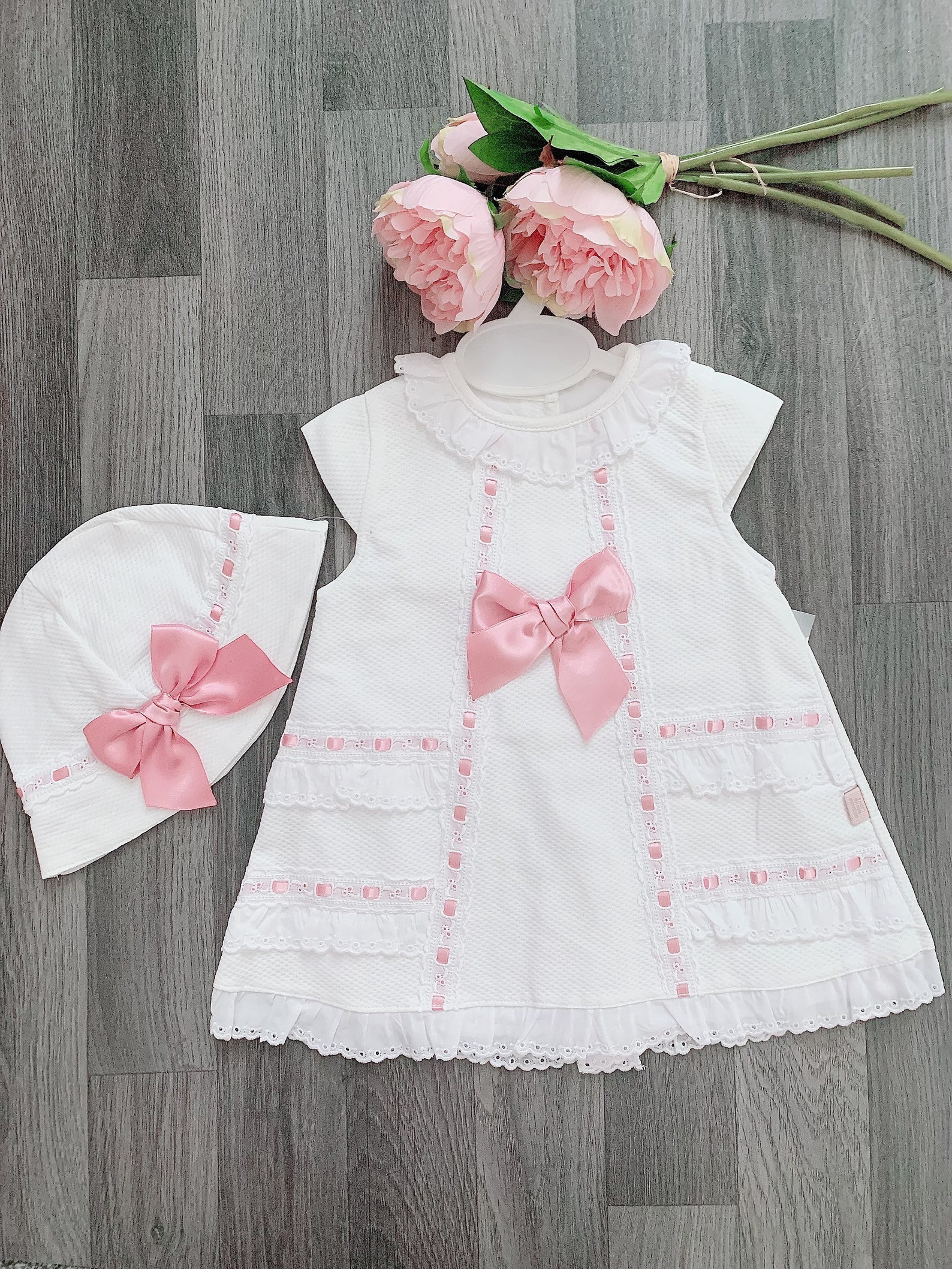 Baby Girl Spanish Style Summer 2pc Outfit Dress and Hat Etsy