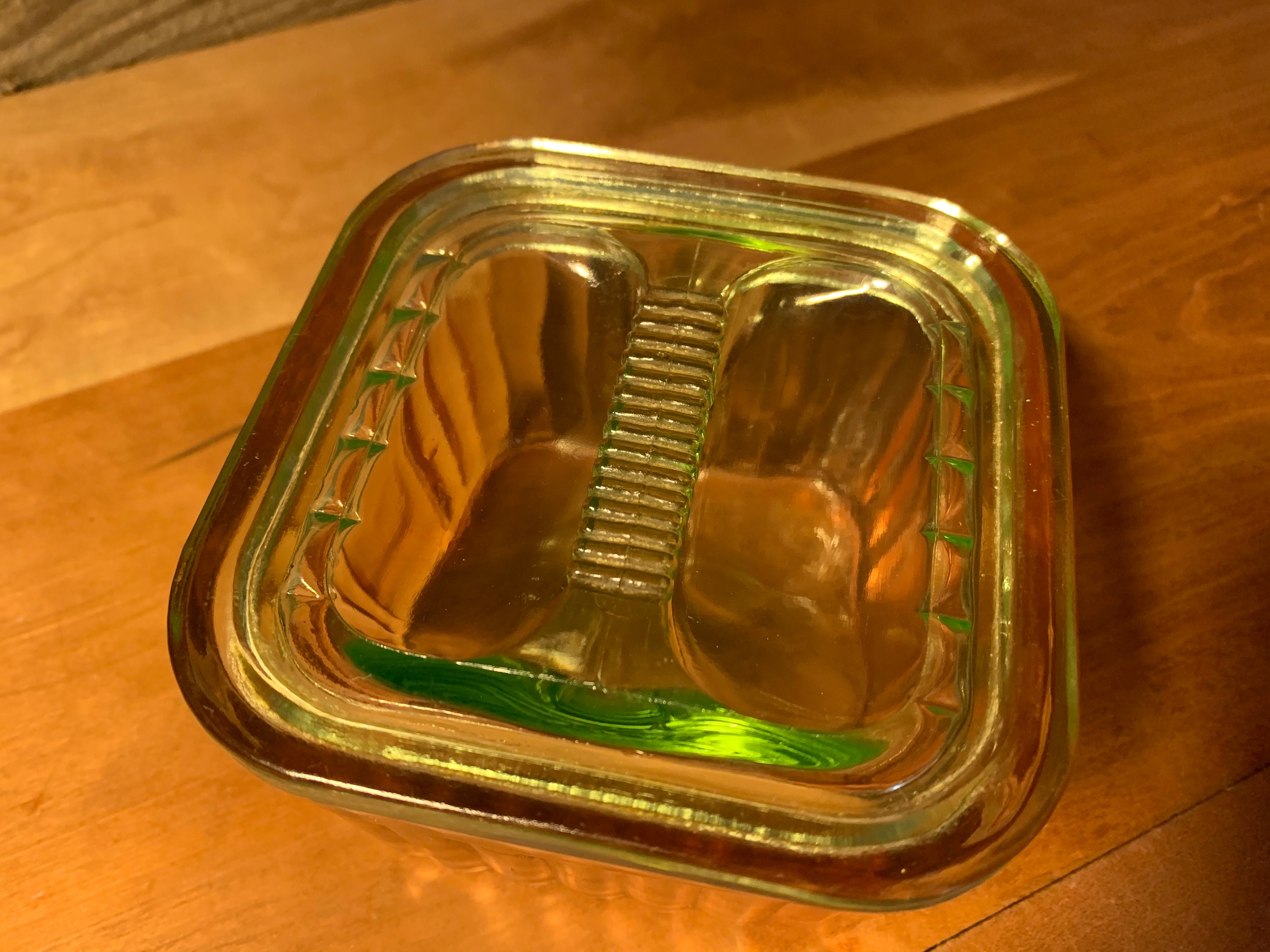 Vintage Federal Glass Pink Depression Glass Refrigerator Dish Etsy