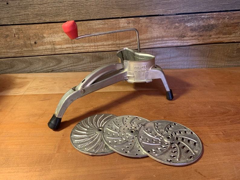 Vintage Antique Mouli Shredder Food Slicer Made in France Etsy