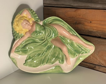 Mid Century Ceramic Pinup Girl (Marilyn Monroe?) Ashtray