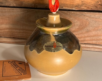 Vintage Aroma  Lite, Handcrafted Ceramic Oil Candle, New in Box