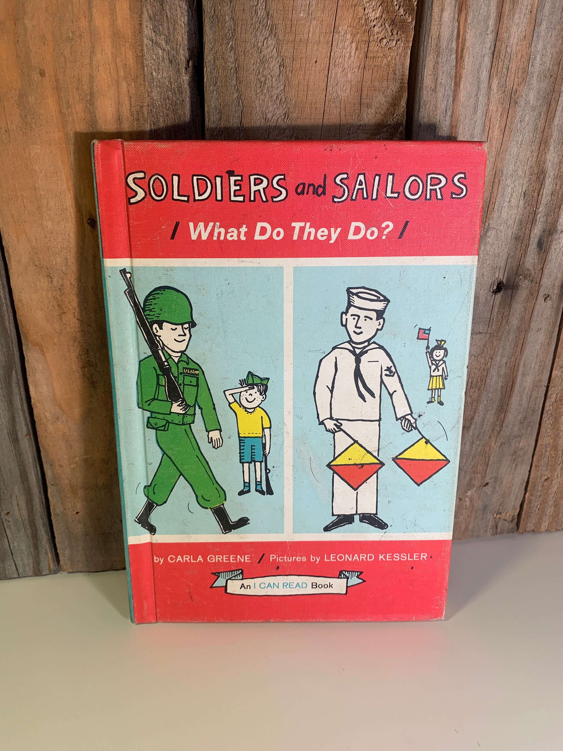Vintage 1963 Childrens Book Soldiers and Sailers. What do Etsy