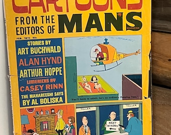 Vintage 1970 Cartoon Man’s Comic Book