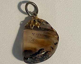 Vintage Unbranded Agate Necklace Pendant