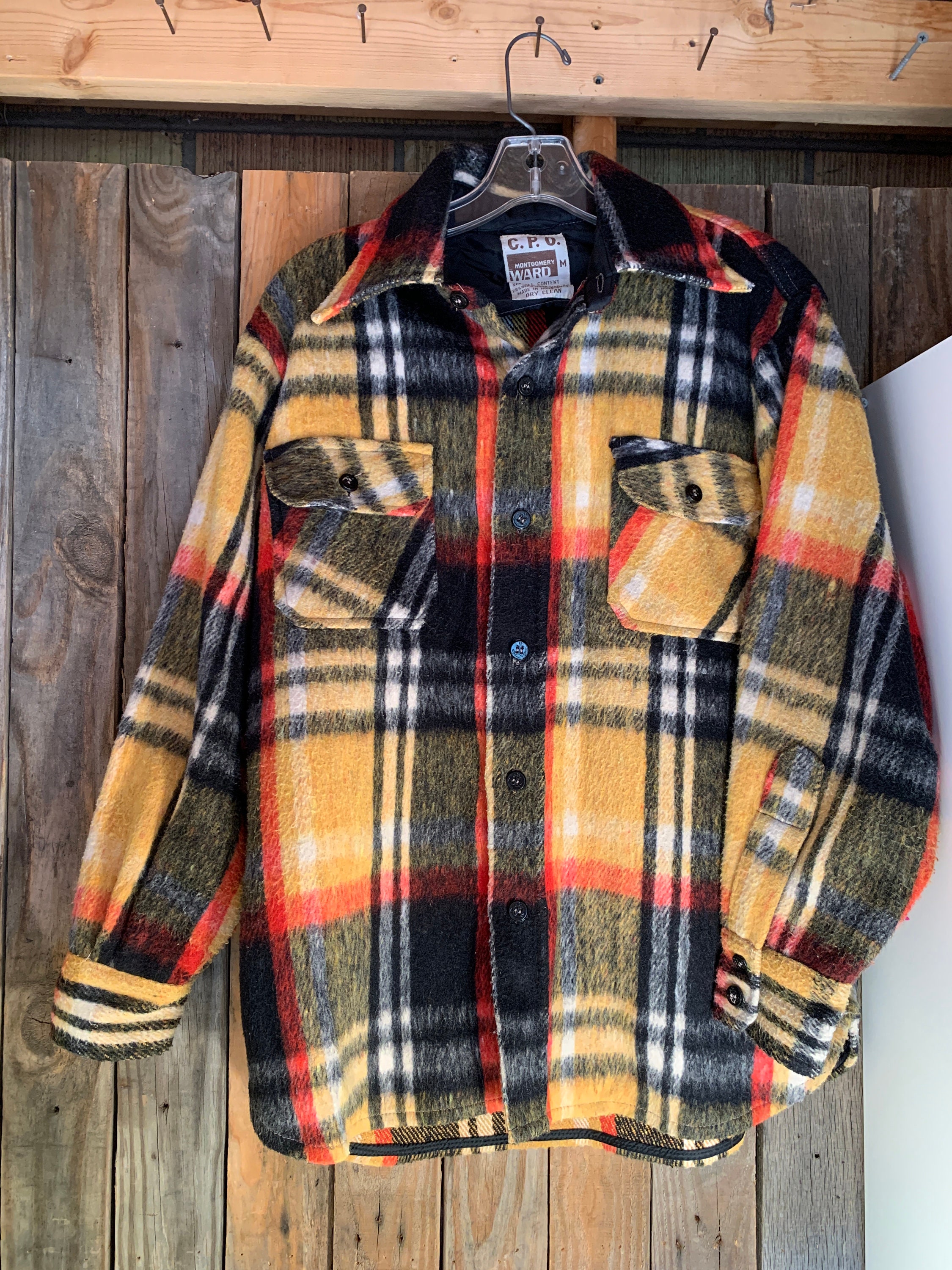 Montgomery Ward Wool Jacket - Etsy Montgomery Ward Wool Jacket - Etsy