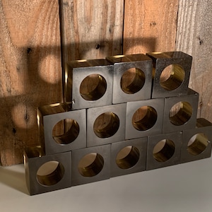 Mid Century Modern Acrylic Cube Napkin Holders, Lucite, Set of 12