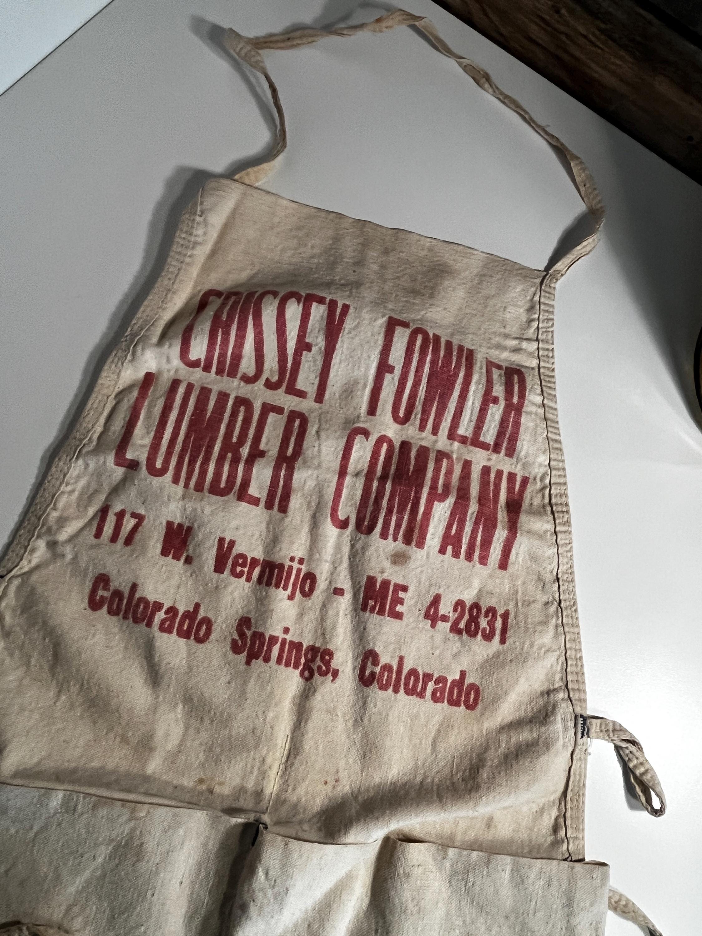 Vintage Lumber Apron - Etsy