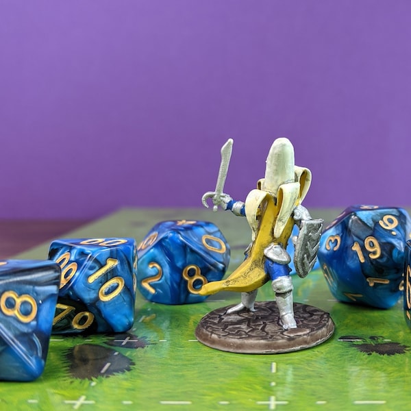 Banana Knight DND Miniature