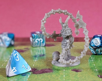Drucken Sie Ihre benutzerdefinierte Miniatur | Tabletop Rollenspiel Miniaturen | Dungeons and Dragons | Pfadfinder