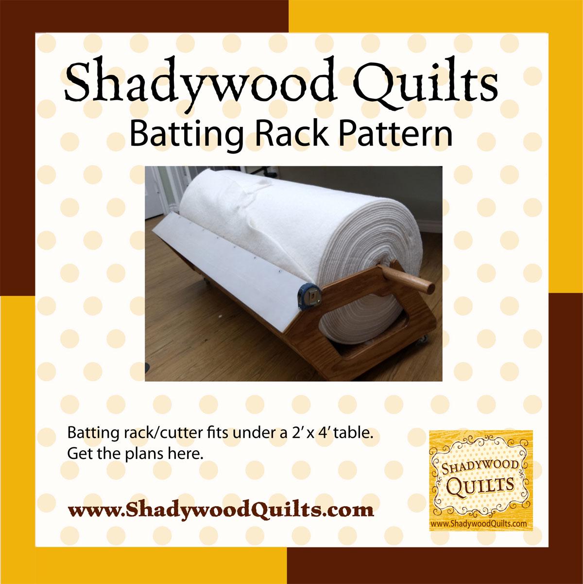 Batting Rack Blueprints for Under Table Rack Plans Batting Roll Storage ...