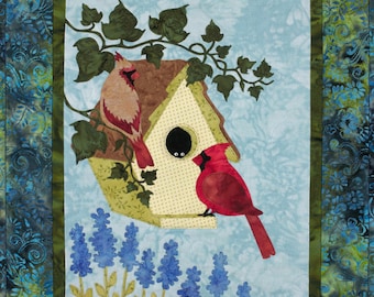 KIT Sweet Season Cardinals Applique Kit and Quilt Pattern, From Sweet Season Quilts BRAND NEW, Please See Description For More Information!