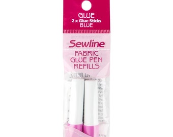 Sewline Fabric Glue Pen Refills -Pink/Yellow/Blue