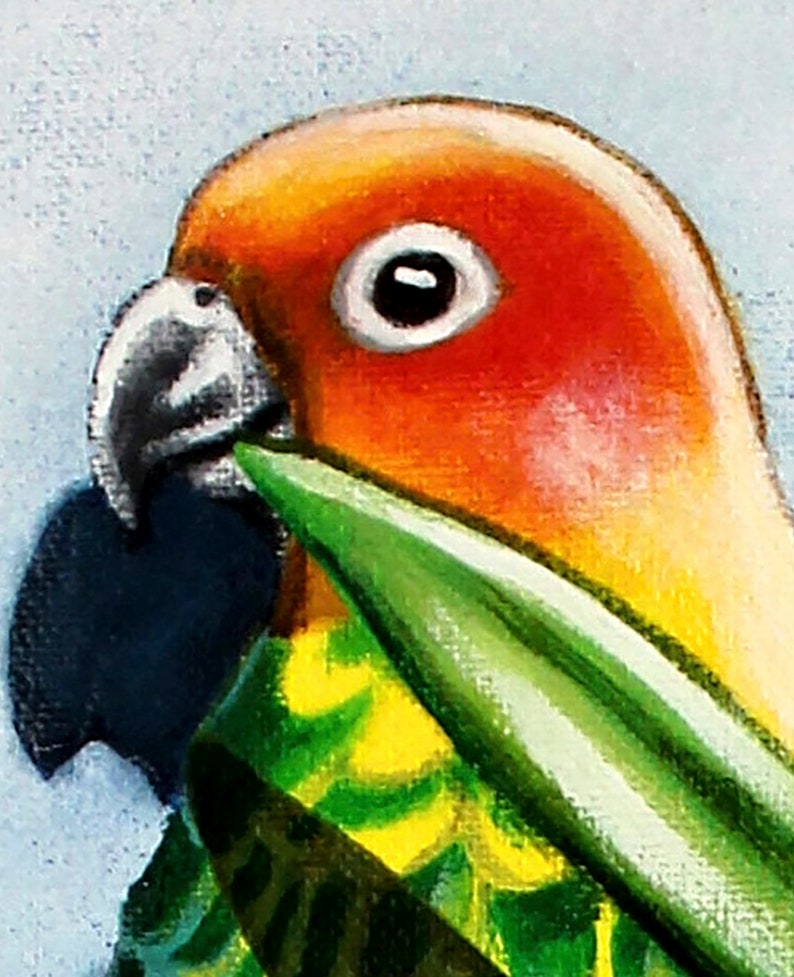 Parrot Print Tropical Bird Print Animal Print Parrot Wall image 4